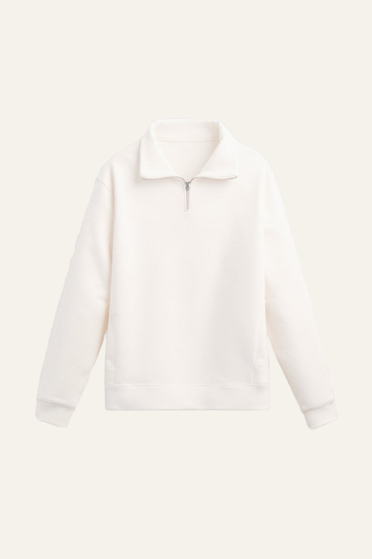 Frontansicht des Herren Klassische Zip-Up Hoodies in klassischer Baumwollmischung