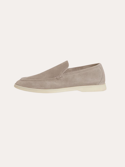 Herren Loafers in beigem Suede ohne Model