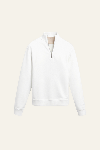 Frontansicht des Herren Zip-Up Hoodies in klassischer Baumwollmischung