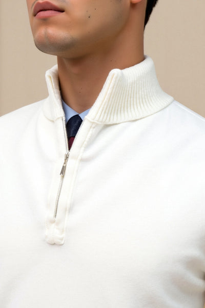 Kapuzen-Detail des Herren Zip-Up Hoodies in klassischer Baumwollmischung